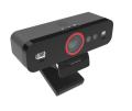 Adesso Webcam 1080p CyberTrack F1 2.1MP Double Micros avec Suppression du Bruit Pan/Titt Montable sur Trépied Reconnaissance Faciale Hello Compatible - Noir