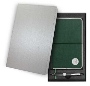 Green & Silver Journal Set